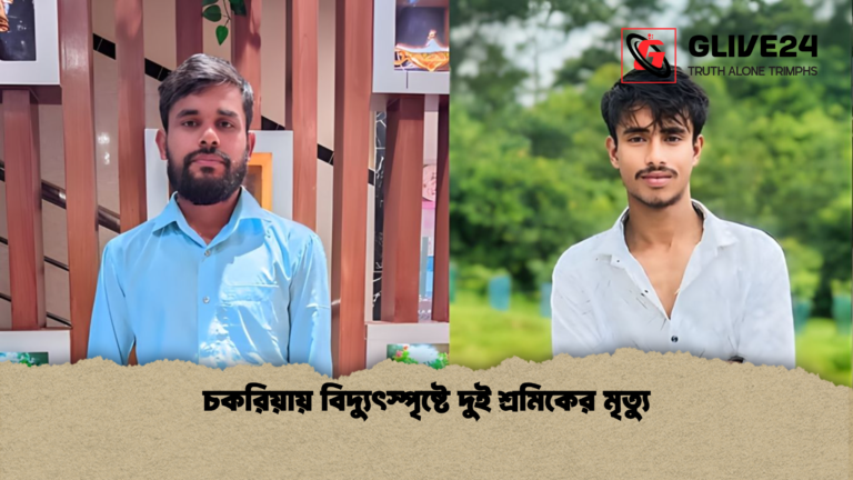 চকরিয়ায় বিদ্যুৎস্পৃষ্টে দুই শ্রমিকের মৃত্যু চকরিয়ায় বিদ্যুৎস্পৃষ্টে দুই শ্রমিকের মৃত্যু
