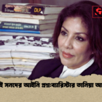 জুলাই সনদের আইনি প্রশ্নব্যারিস্টার তানিয়া আমির। জুলাই সনদের আইনি প্রশ্ন:ব্যারিস্টার তানিয়া আমির।