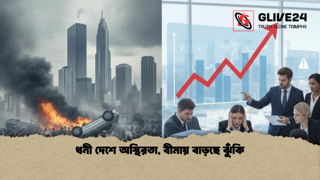 ধনী দেশে অস্থিরতা বীমায় বাড়ছে ঝুঁকি ধনী দেশে অস্থিরতা, বীমায় বাড়ছে ঝুঁকি