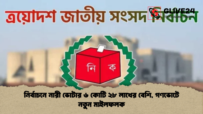 নির্বাচনে নারী ভোটার ৬ কোটি ২৮ লাখের বেশি গণভোটে নতুন মাইলফলক নির্বাচনে নারী ভোটার ৬ কোটি ২৮ লাখের বেশি, গণভোটে নতুন মাইলফলক