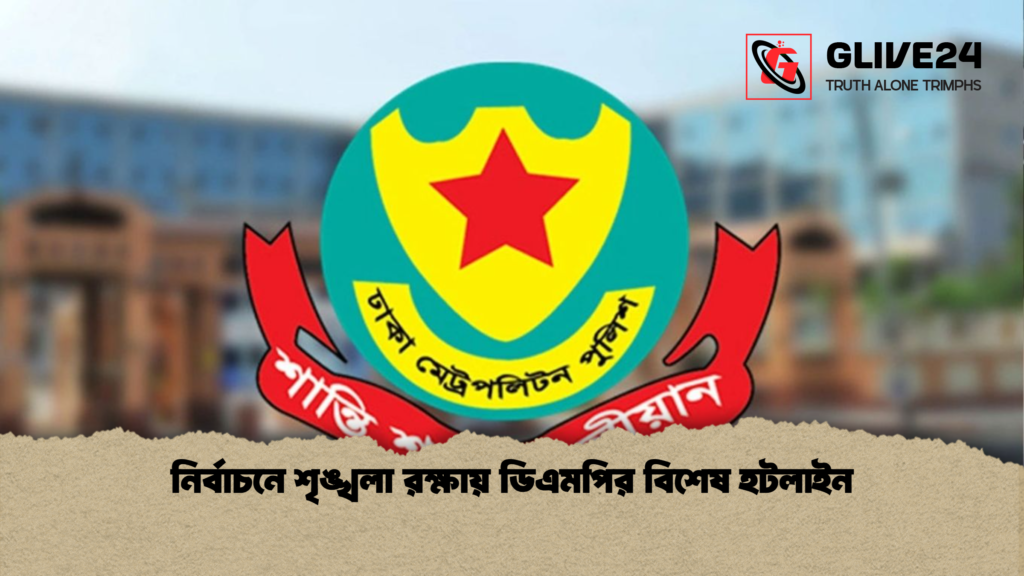 নির্বাচনে শৃঙ্খলা রক্ষায় ডিএমপির বিশেষ হটলাইন 3 নির্বাচনে শৃঙ্খলা রক্ষায় ডিএমপির বিশেষ হটলাইন নির্বাচনে শৃঙ্খলা রক্ষায় ডিএমপির বিশেষ হটলাইন