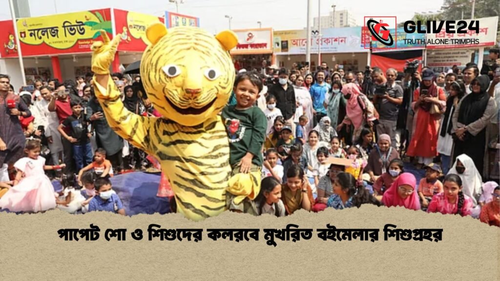 পাপেট শো ও শিশুদের কলরবে মুখরিত বইমেলার শিশুপ্রহর পাপেট শো ও শিশুদের কলরবে মুখরিত বইমেলার শিশুপ্রহর