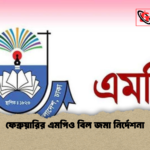 ফেব্রুয়ারির এমপিও বিল জমা নির্দেশনা ফেব্রুয়ারির এমপিও বিল জমা নির্দেশনা