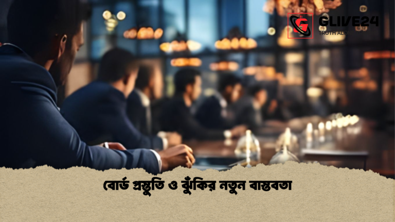 বোর্ড প্রস্তুতি ও ঝুঁকির নতুন বাস্তবতা বোর্ড প্রস্তুতি ও ঝুঁকির নতুন বাস্তবতা