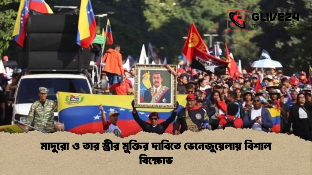 মাদুরো ও তার স্ত্রীর মুক্তির দাবিতে ভেনেজুয়েলায় বিশাল বিক্ষোভ মাদুরো ও তার স্ত্রীর মুক্তির দাবিতে ভেনেজুয়েলায় বিশাল বিক্ষোভ