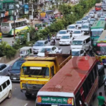 রাজধানীতে সকাল থেকেই তীব্র যানজটের ধাক্কা 2 রাজধানীতে সমাবেশে তীব্র যানজট