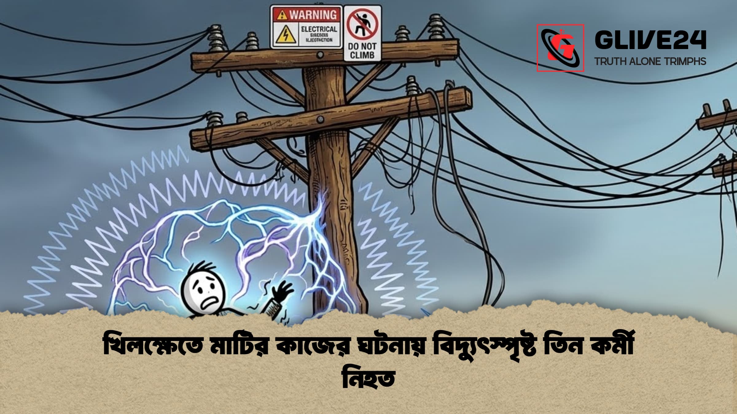 খিলক্ষেতে মাটির কাজের ঘটনায় বিদ্যুৎস্পৃষ্ট তিন কর্মী নিহত