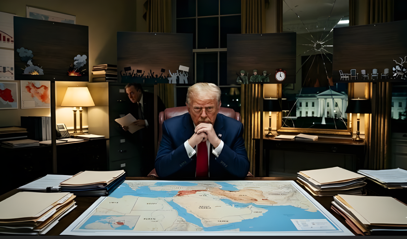 ট্রাম্পের ইরান-নীতি: চারটি ঝুঁকিপূর্ণ বিকল্প 1 Trump Faces Four Risky Options to End Iran Conflict ট্রাম্পের ইরান-নীতি: চারটি ঝুঁকিপূর্ণ বিকল্প