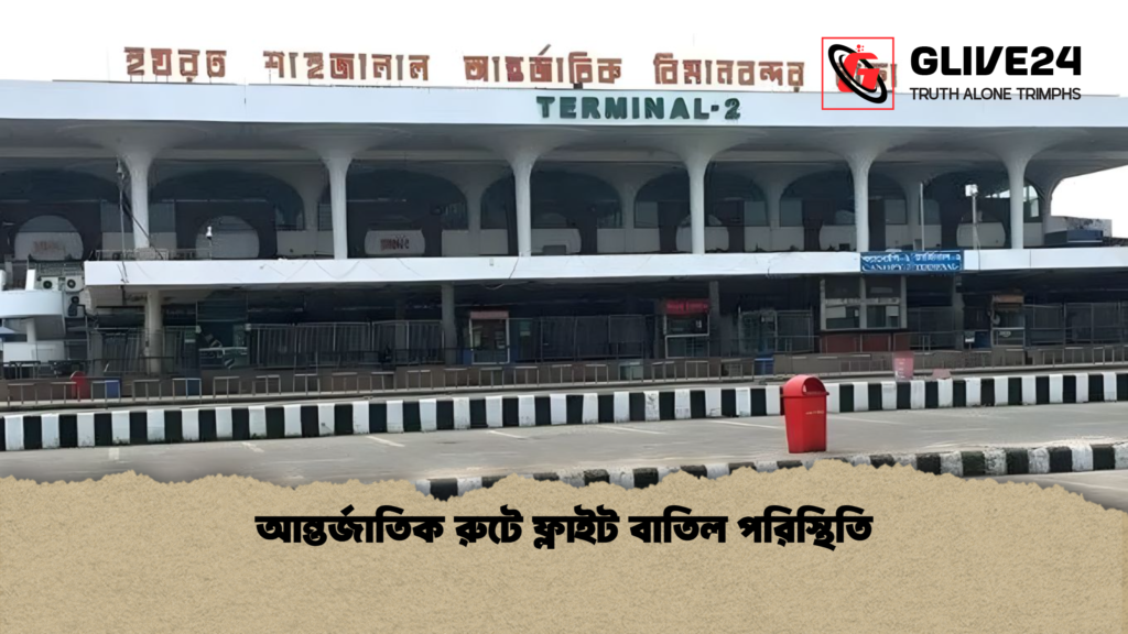 আন্তর্জাতিক রুটে ফ্লাইট বাতিল পরিস্থিতি আন্তর্জাতিক রুটে ফ্লাইট বাতিল পরিস্থিতি