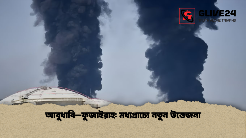 আবুধাবি–ফুজাইরাহ মধ্যপ্রাচ্যে নতুন উত্তেজনা আবুধাবি–ফুজাইরাহ: মধ্যপ্রাচ্যে নতুন উত্তেজনা