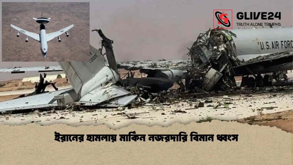 ইরানের হামলায় মার্কিন নজরদারি বিমান ধ্বংস