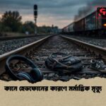 কানে হেডফোনের কারণে মর্মান্তিক মৃত্যু কানে হেডফোনের কারণে মর্মান্তিক মৃত্যু