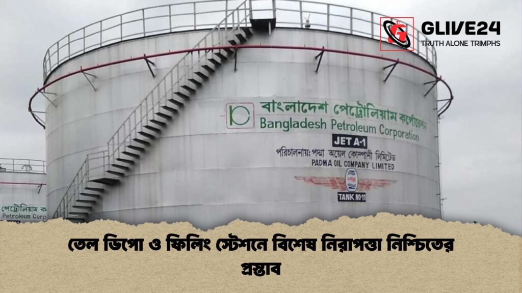 তেল ডিপো ও ফিলিং স্টেশনে বিশেষ নিরাপত্তা নিশ্চিতের প্রস্তাব তেল ডিপো ও ফিলিং স্টেশনে বিশেষ নিরাপত্তা নিশ্চিতের প্রস্তাব