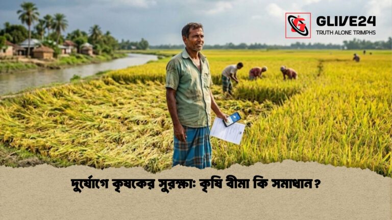 দুর্যোগে কৃষকের সুরক্ষা কৃষি বীমা কি সমাধান দুর্যোগে কৃষকের সুরক্ষা: কৃষি বীমা কি সমাধান?