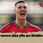 প্যালেসকে হারিয়ে তৃতীয় স্থানে ইউনাইটেড প্যালেসকে হারিয়ে তৃতীয় স্থানে ইউনাইটেড