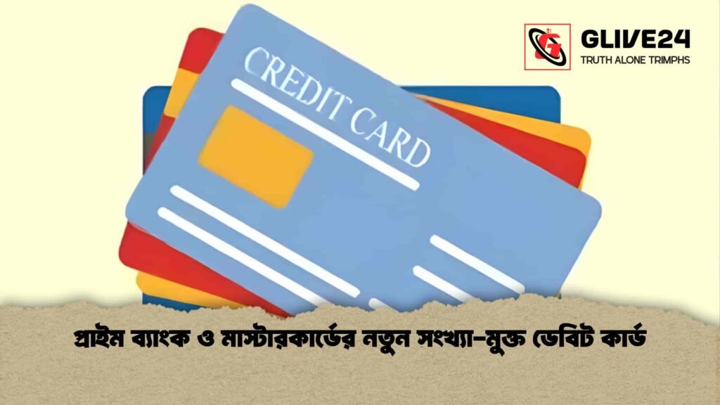 প্রাইম ব্যাংক ও মাস্টারকার্ডের নতুন সংখ্যা-মুক্ত ডেবিট কার্ড প্রাইম ব্যাংক ও মাস্টারকার্ডের নতুন সংখ্যা-মুক্ত ডেবিট কার্ড