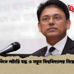 ভর্তিতে লটারি বন্ধ ও নতুন বিশ্ববিদ্যালয় নিয়োগ ভর্তিতে লটারি বন্ধ ও নতুন বিশ্ববিদ্যালয় নিয়োগ