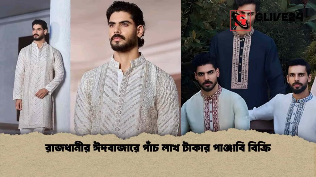 রাজধানীর ঈদবাজারে পাঁচ লাখ টাকার পাঞ্জাবি বিক্রি