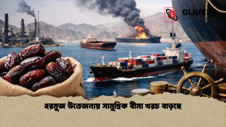 হরমুজ উত্তেজনায় সামুদ্রিক বীমা খরচ বাড়ছে