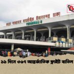 ১১ দিনে ৩৬৭ আন্তর্জাতিক ফ্লাইট বাতিল