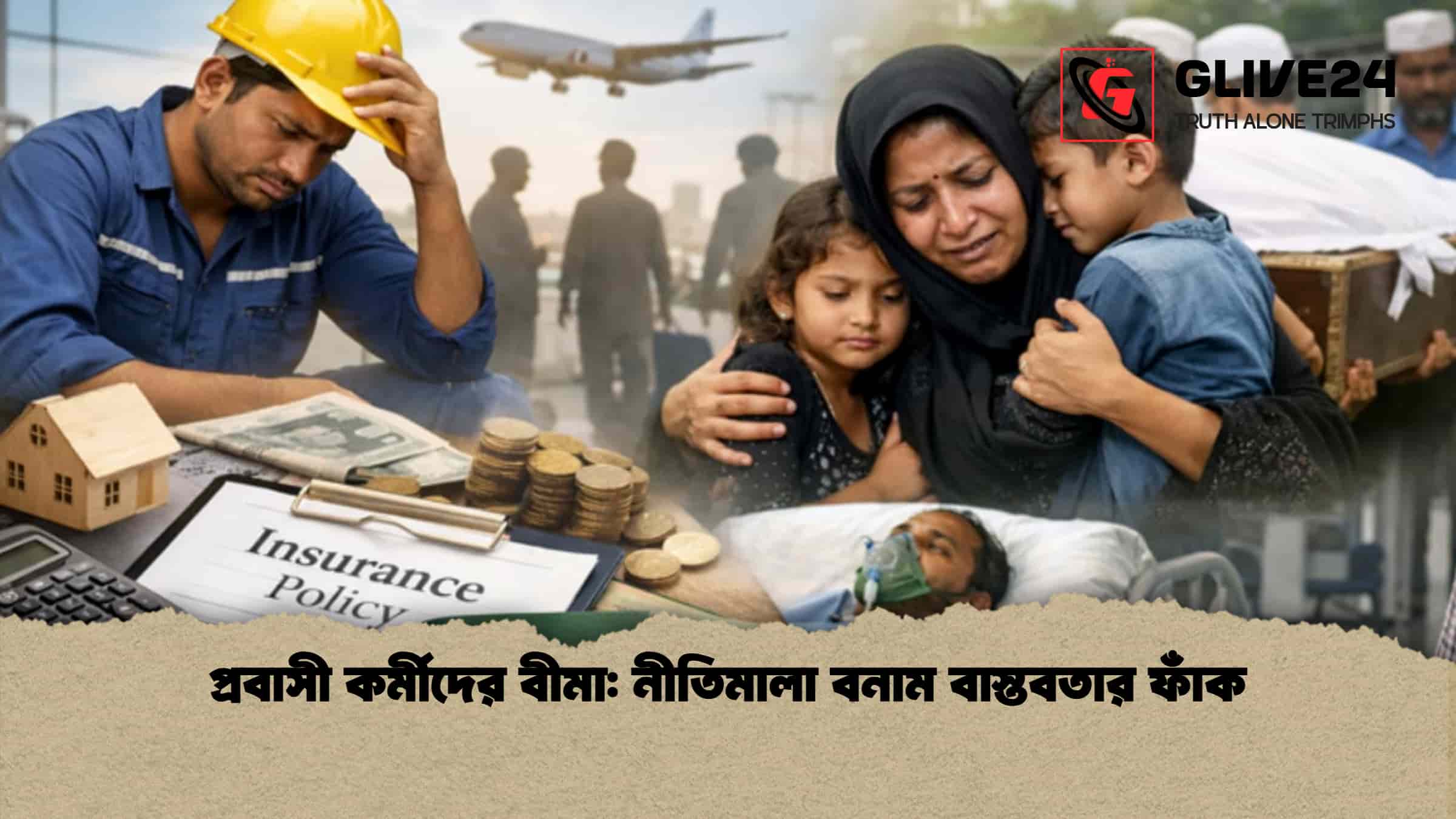প্রবাসী কর্মীদের বীমা: নীতিমালা বনাম বাস্তবতার ফাঁক