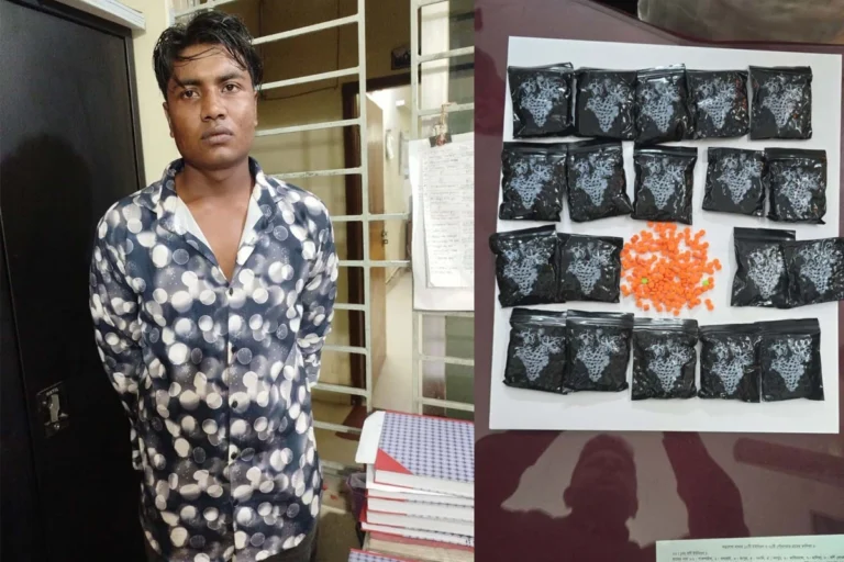 Major Drugs Bust in Barlekha 4000 Yaba Tablets Seized বড়লেখায় চার হাজার পিস ইয়াবাসহ যুবক গ্রেপ্তার