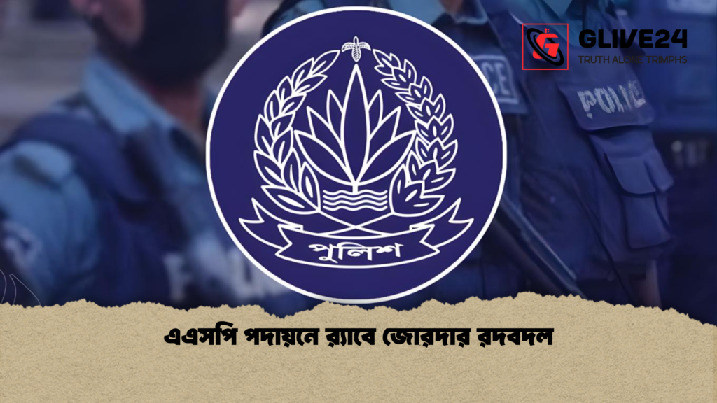 এএসপি পদায়নে রx200d্যাবে জোরদার রদবদল এএসপি পদায়নে র‍্যাবে জোরদার রদবদল