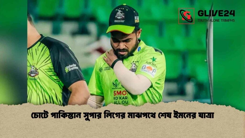 চোটে পাকিস্তান সুপার লিগের মাঝপথে শেষ ইমনের যাত্রা চোটে পাকিস্তান সুপার লিগের মাঝপথে শেষ ইমনের যাত্রা