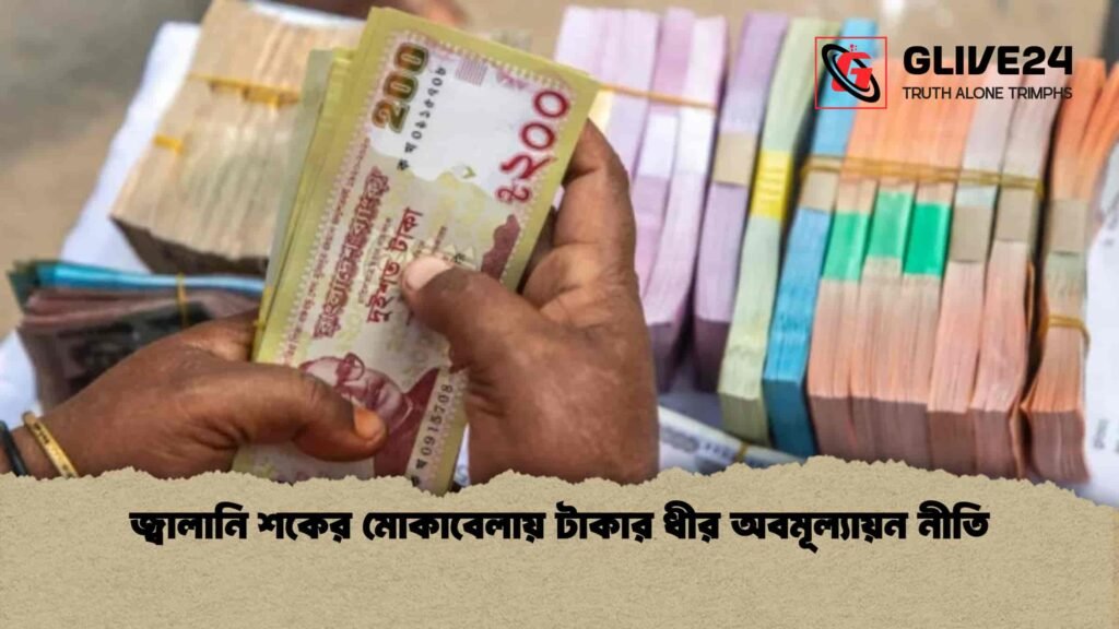 জ্বালানি শকের মোকাবেলায় টাকার ধীর অবমূল্যায়ন নীতি