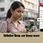 ডিজিটাল বীমায় এক টাকার মডেল
