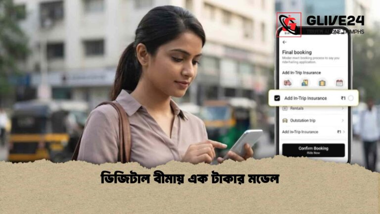 ডিজিটাল বীমায় এক টাকার মডেল