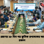 দায়িত্ব গ্রহণের ২৮ দিন পর কুসিক প্রশাসকের আয় ব্যয় প্রকাশ দায়িত্ব গ্রহণের ২৮ দিন পর কুসিক প্রশাসকের আয়-ব্যয় প্রকাশ