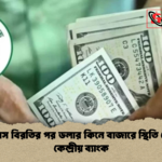 দেড় মাস বিরতির পর ডলার কিনে বাজারে স্থিতি ফেরাল কেন্দ্রীয় ব্যাংক দেড় মাস বিরতির পর ডলার কিনে বাজারে স্থিতি ফেরাল কেন্দ্রীয় ব্যাংক