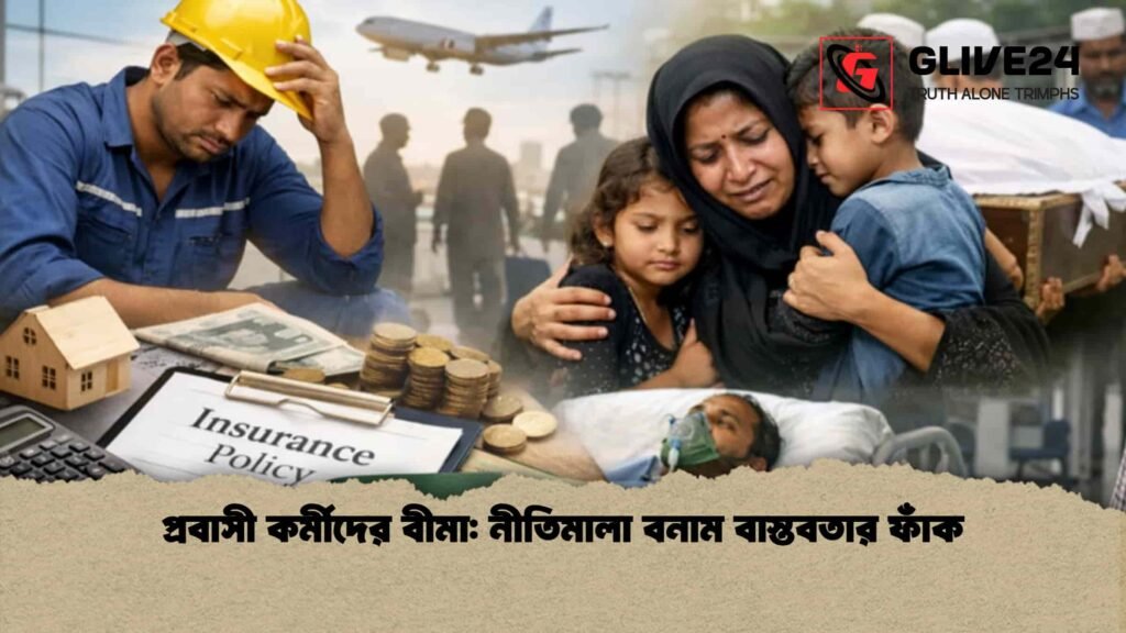 প্রবাসী কর্মীদের বীমা নীতিমালা বনাম বাস্তবতার ফাঁক