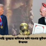 ফিফার শান্তি পুরস্কার বাতিলের দাবি নরওয়ে ফুটবলপ্রধানের উত্থাপন ফিফার শান্তি পুরস্কার বাতিলের দাবি নরওয়ে ফুটবলপ্রধানের উত্থাপন
