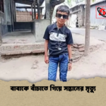 বাবাকে বাঁচাতে গিয়ে সন্তানের মৃত্যু বাবাকে বাঁচাতে গিয়ে সন্তানের মৃত্যু