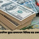 বৈদেশিক মুদ্রার হালনাগাদ বিনিময় হার প্রকাশ বৈদেশিক মুদ্রার হালনাগাদ বিনিময় হার প্রকাশ