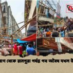 মালিবাগ থেকে রামপুরা পর্যন্ত পথ অবৈধ দখল উচ্ছেদ