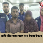 news thumbnail 1777786360713 স্বামী-স্ত্রীর কাছ থেকে ৭০০ ইয়াবা উদ্ধার