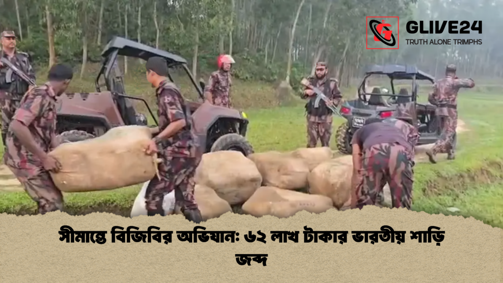news thumbnail 1778435922239 সীমান্তে বিজিবির অভিযান: ৬২ লাখ টাকার ভারতীয় শাড়ি জব্দ