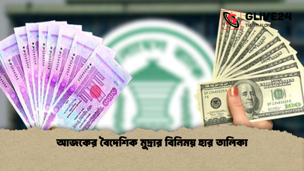 আজকের বৈদেশিক মুদ্রার বিনিময় হার তালিকা আজকের বৈদেশিক মুদ্রার বিনিময় হার তালিকা