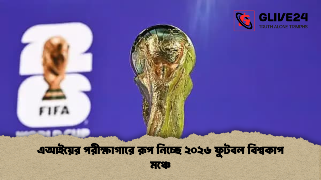 এআইয়ের পরীক্ষাগারে রূপ নিচ্ছে ২০২৬ ফুটবল বিশ্বকাপ মঞ্চে এআইয়ের পরীক্ষাগারে রূপ নিচ্ছে ২০২৬ ফুটবল বিশ্বকাপ মঞ্চে