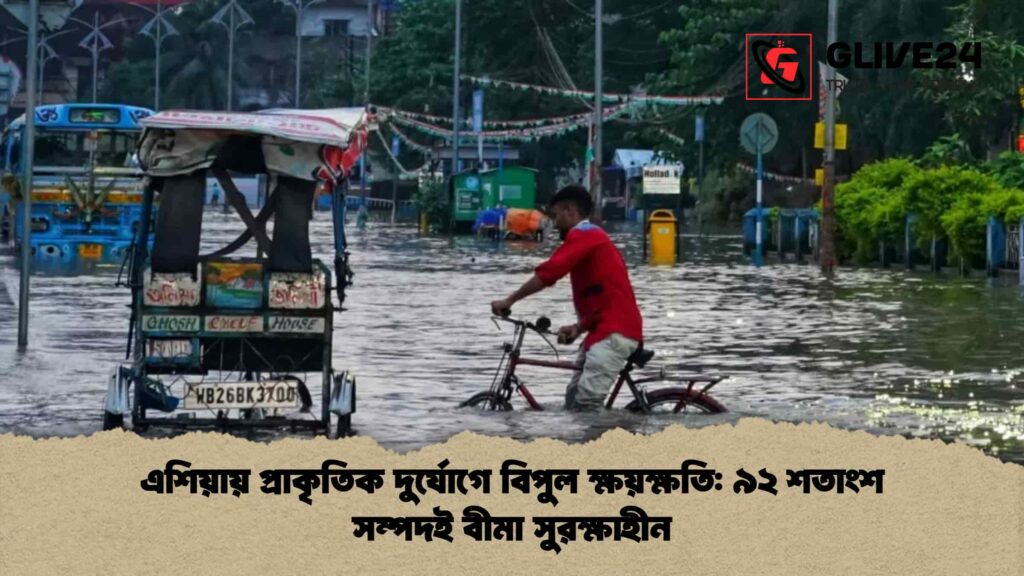 এশিয়ায় প্রাকৃতিক দুর্যোগে বিপুল ক্ষয়ক্ষতি ৯২ শতাংশ সম্পদই বীমা সুরক্ষাহীন