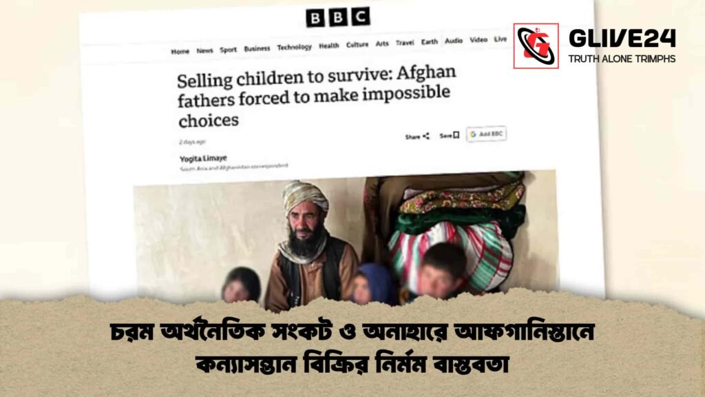 চরম অর্থনৈতিক সংকট ও অনাহারে আফগানিস্তানে কন্যাসন্তান বিক্রির নির্মম বাস্তবতা