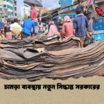 চামড়া ব্যবস্থায় নতুন সিদ্ধান্ত সরকারের