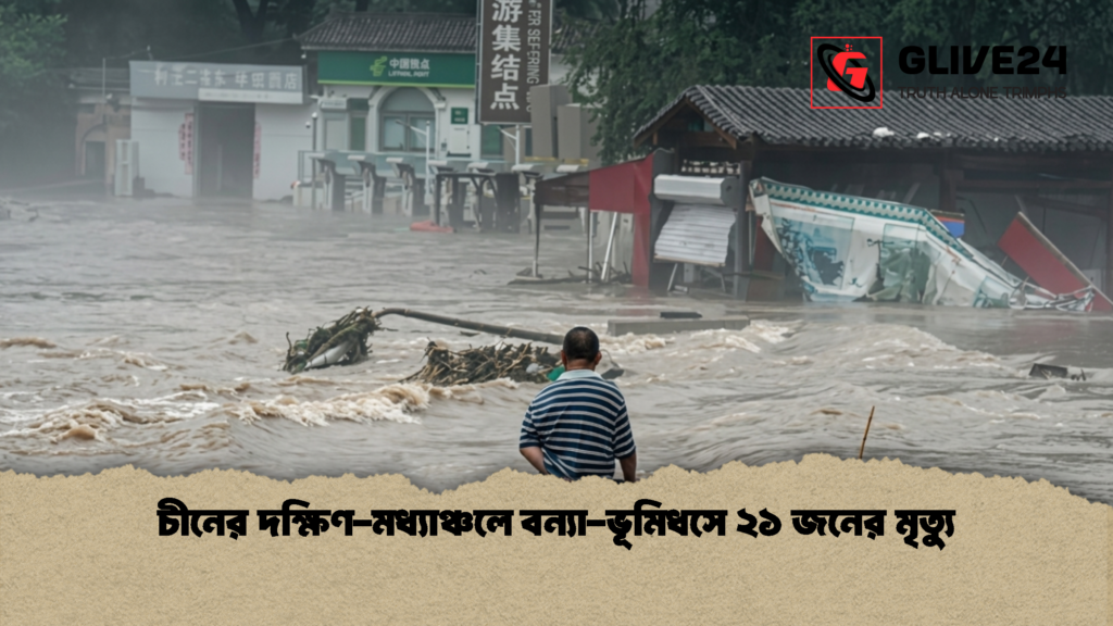 চীনের দক্ষিণ মধ্যাঞ্চলে বন্যা ভূমিধসে ২১ জনের মৃত্যু 1 চীনের দক্ষিণ-মধ্যাঞ্চলে বন্যা-ভূমিধসে ২১ জনের মৃত্যু