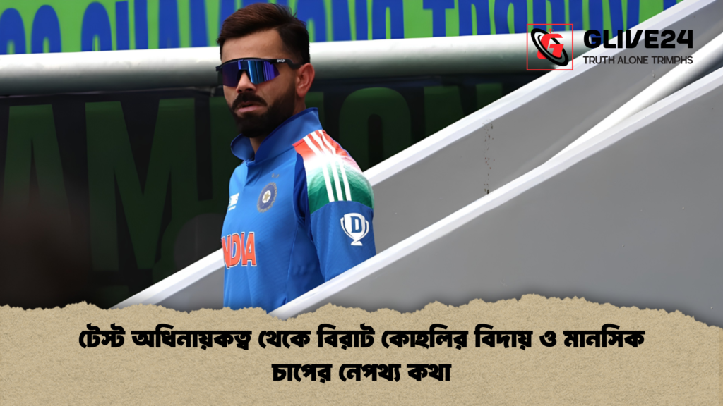 টেস্ট অধিনায়কত্ব থেকে বিরাট কোহলির বিদায় ও মানসিক চাপের নেপথ্য কথা টেস্ট অধিনায়কত্ব থেকে বিরাট কোহলির বিদায় ও মানসিক চাপের নেপথ্য কথা 1 টেস্ট অধিনায়কত্ব থেকে বিরাট কোহলির বিদায় ও মানসিক চাপের নেপথ্য কথা