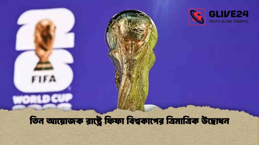তিন আয়োজক রাষ্ট্রে ফিফা বিশ্বকাপের ত্রিমাত্রিক উদ্বোধন