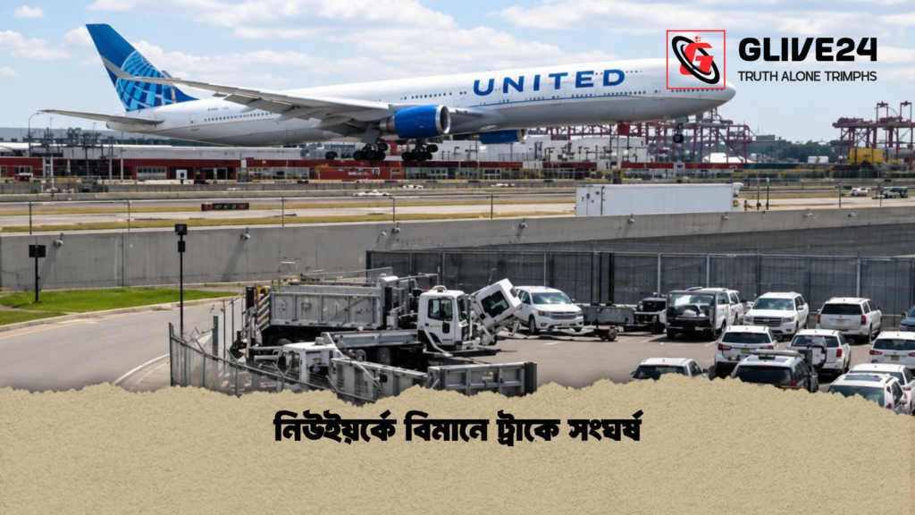 নিউইয়র্কে বিমানে ট্রাকে সংঘর্ষ নিউইয়র্কে বিমানে ট্রাকে সংঘর্ষ