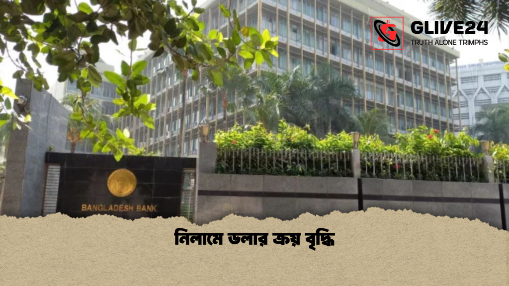 নিলামে ডলার ক্রয় বৃদ্ধি নিলামে ডলার ক্রয় বৃদ্ধি